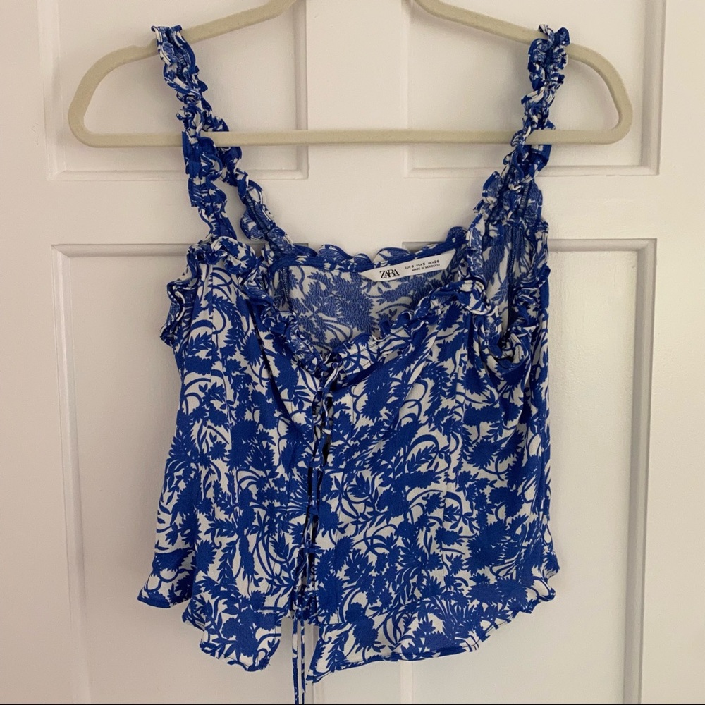 Zara Corset-Esque Summer Top